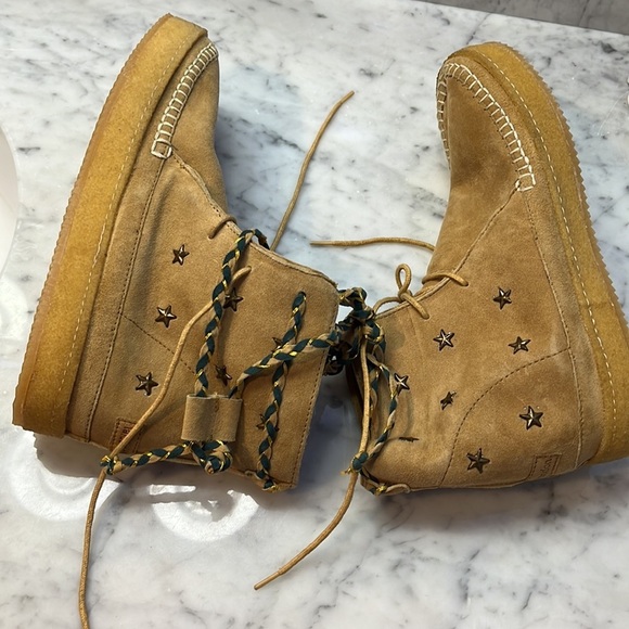 Free People x Laidback London Argo Stars Lave Up Boots Size 38 EU / 7 US - Picture 10 of 14